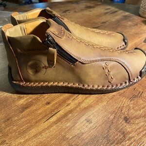 Amazon  NWT Brown Ankle Boots men’s size 8